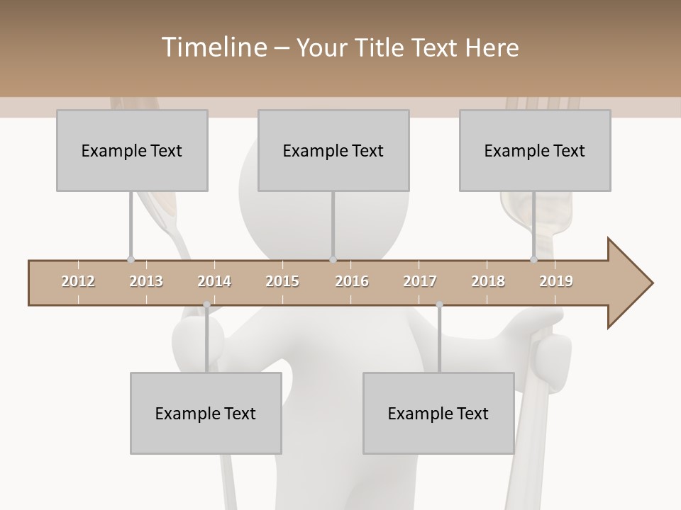 A Person Holding A Fork And A Knife PowerPoint Template
