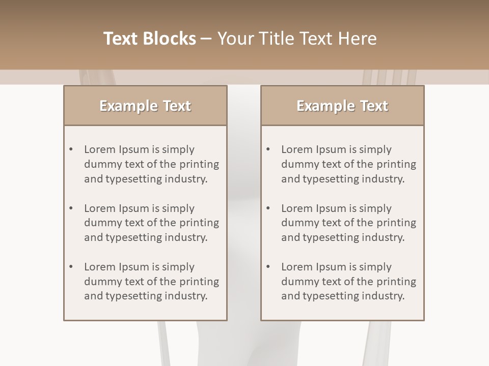 A Person Holding A Fork And A Knife PowerPoint Template
