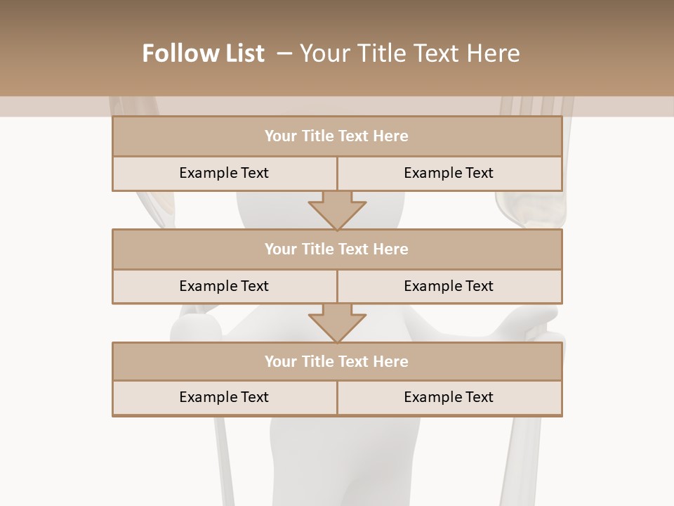 A Person Holding A Fork And A Knife PowerPoint Template
