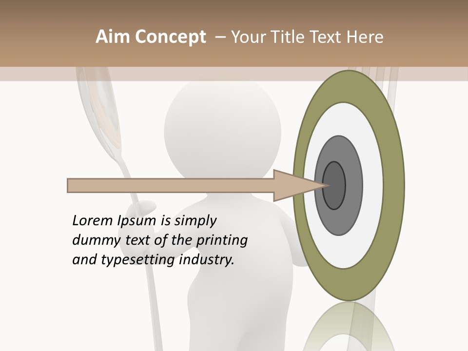 A Person Holding A Fork And A Knife PowerPoint Template