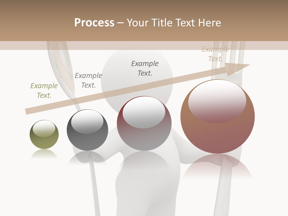 A Person Holding A Fork And A Knife PowerPoint Template