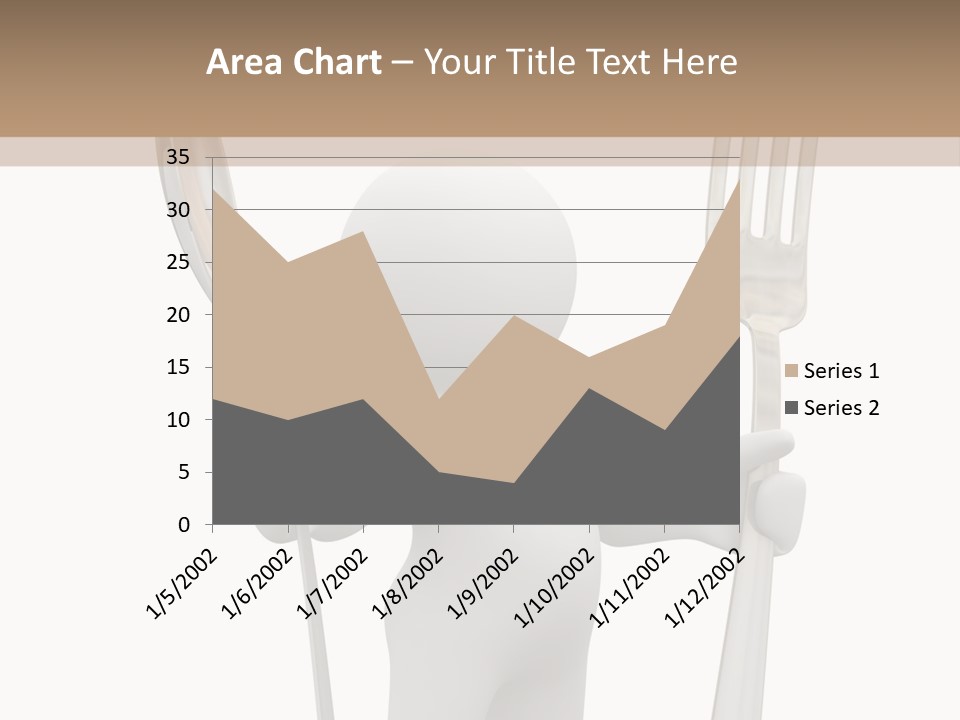 A Person Holding A Fork And A Knife PowerPoint Template