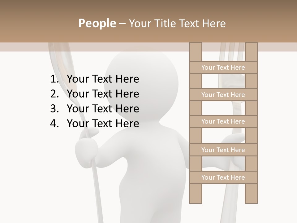 A Person Holding A Fork And A Knife PowerPoint Template