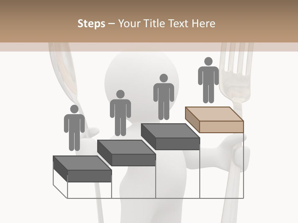 A Person Holding A Fork And A Knife PowerPoint Template