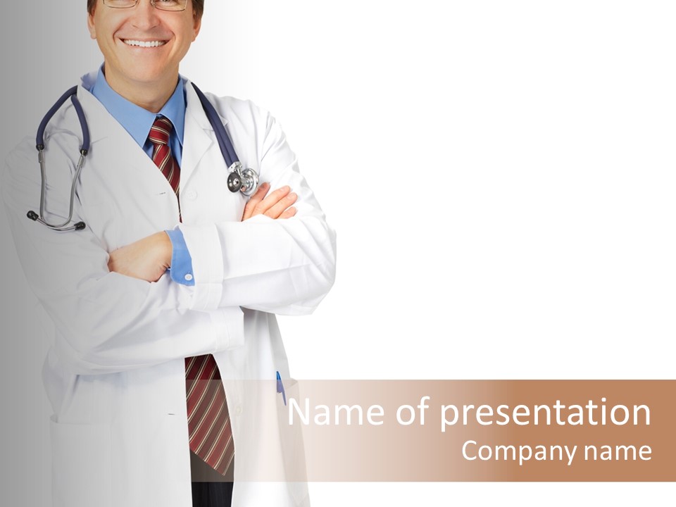 Portrait Care Man PowerPoint Template