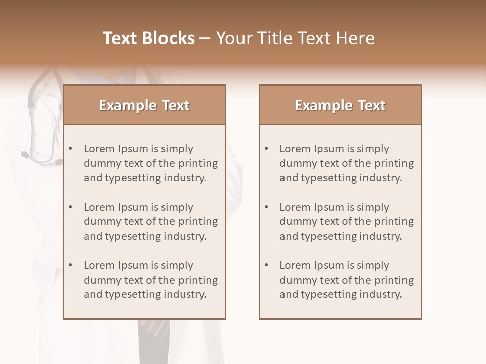 Portrait Care Man PowerPoint Template