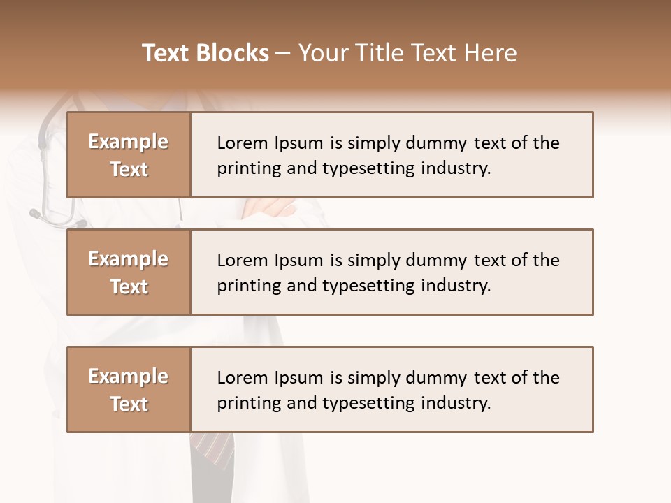 Portrait Care Man PowerPoint Template