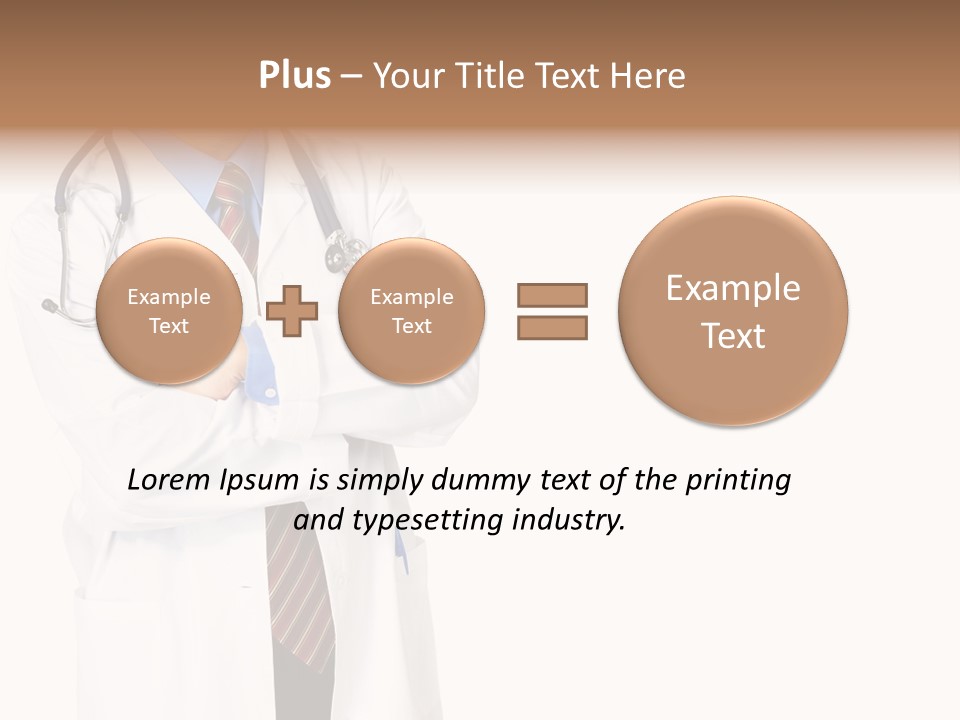 Portrait Care Man PowerPoint Template
