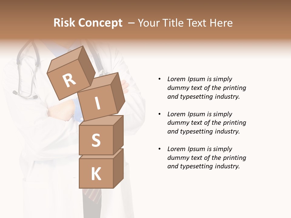 Portrait Care Man PowerPoint Template