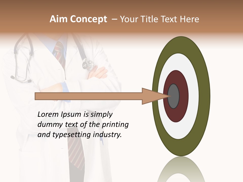 Portrait Care Man PowerPoint Template