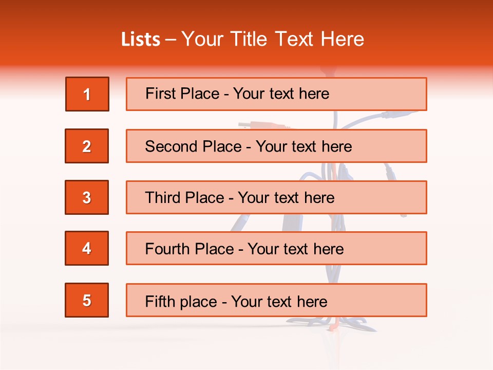 Thumb Cord Store PowerPoint Template