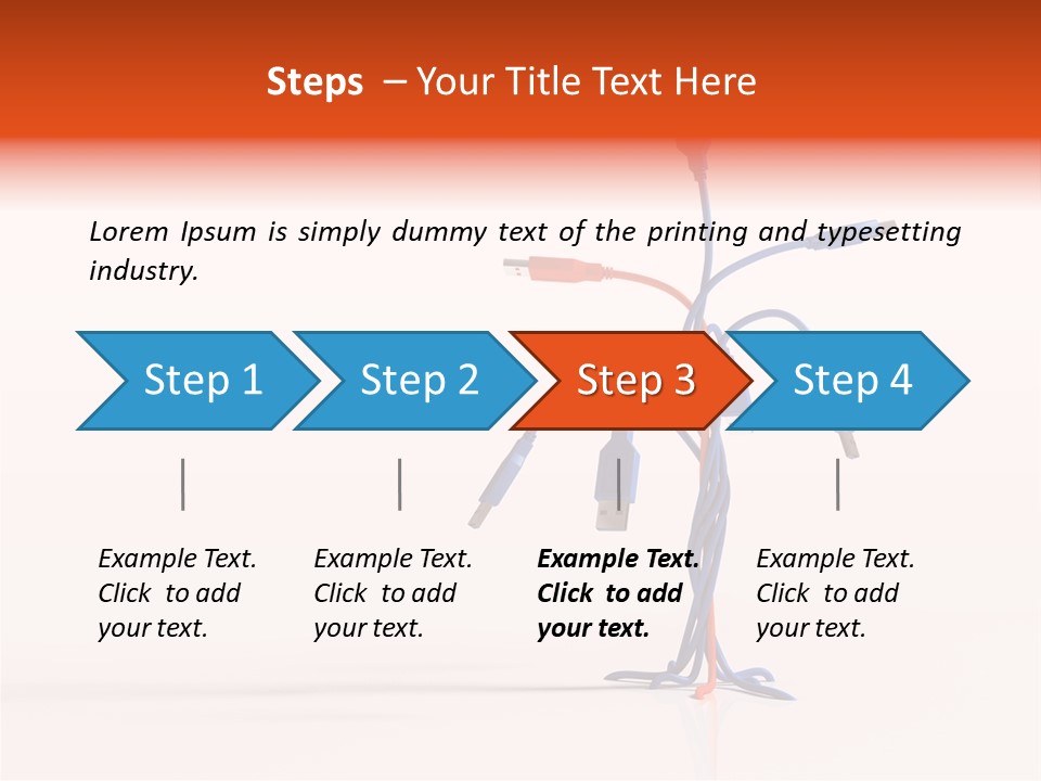 Thumb Cord Store PowerPoint Template