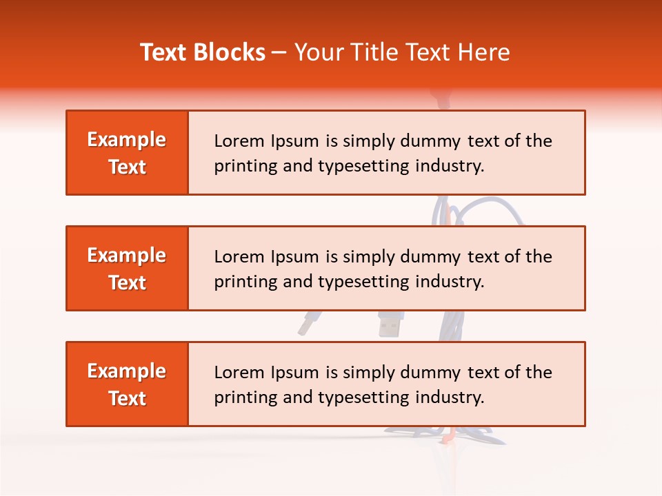 Thumb Cord Store PowerPoint Template