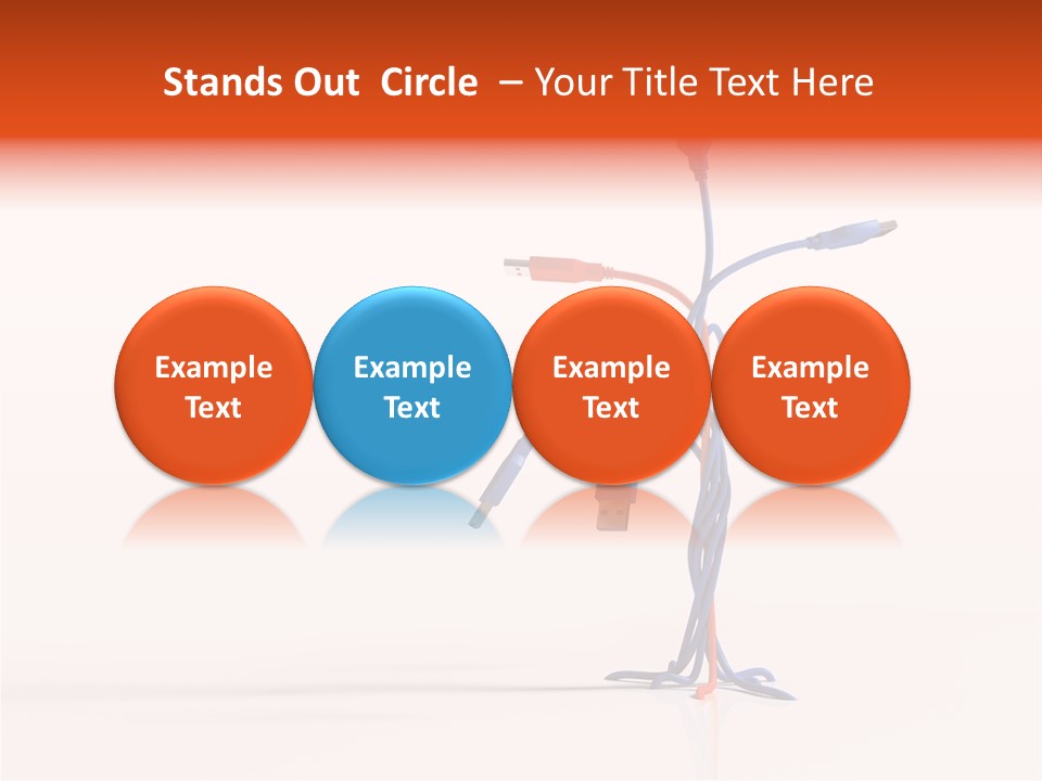 Thumb Cord Store PowerPoint Template