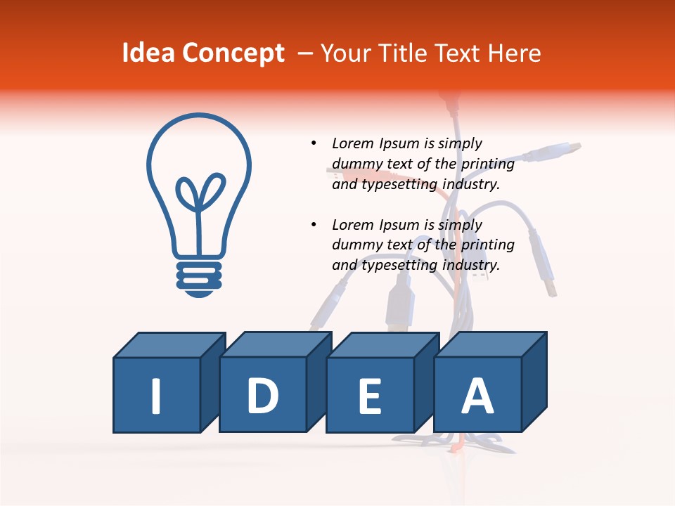 Thumb Cord Store PowerPoint Template