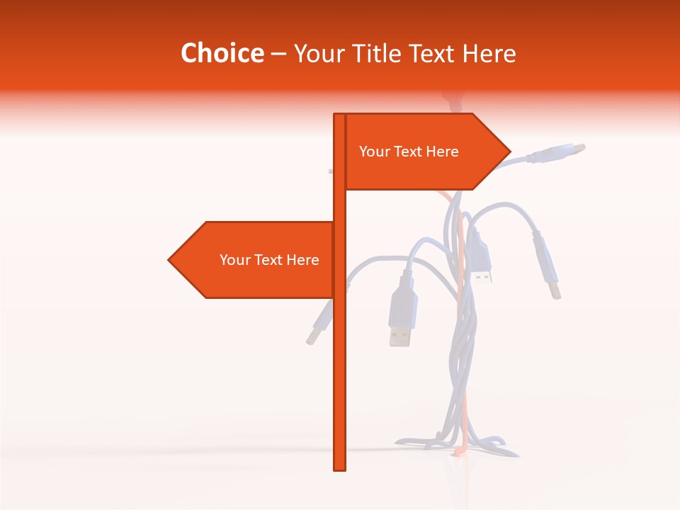 Thumb Cord Store PowerPoint Template