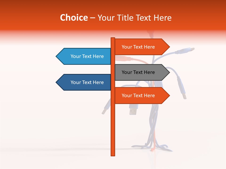 Thumb Cord Store PowerPoint Template