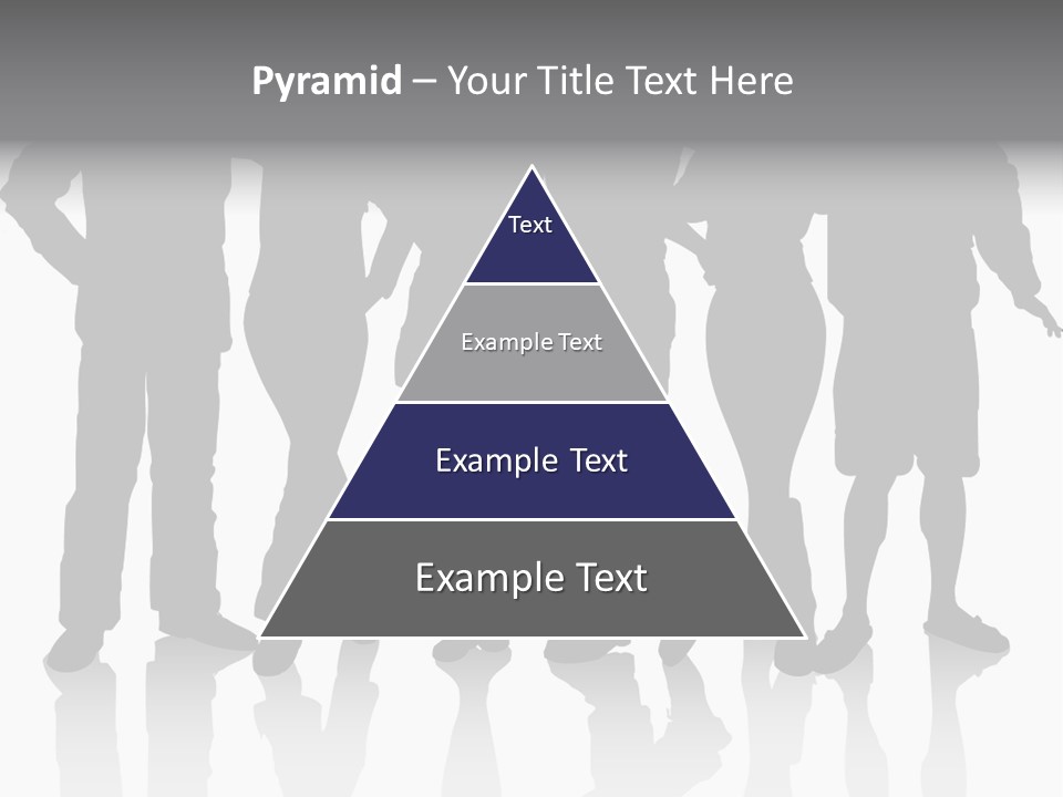 Silhouette Group Pose PowerPoint Template