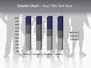 Silhouette Group Pose PowerPoint Template