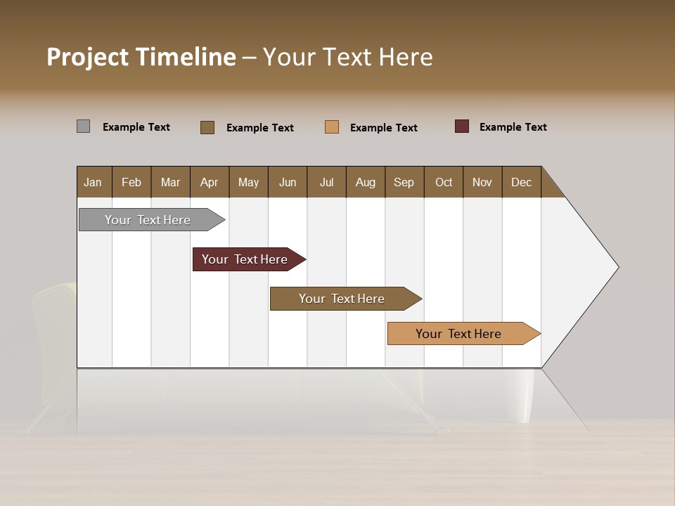 Rendered Settee Plant PowerPoint Template