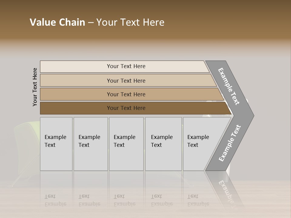Rendered Settee Plant PowerPoint Template