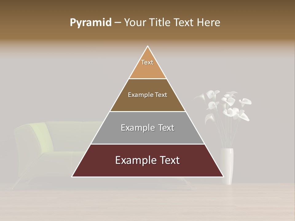 Rendered Settee Plant PowerPoint Template