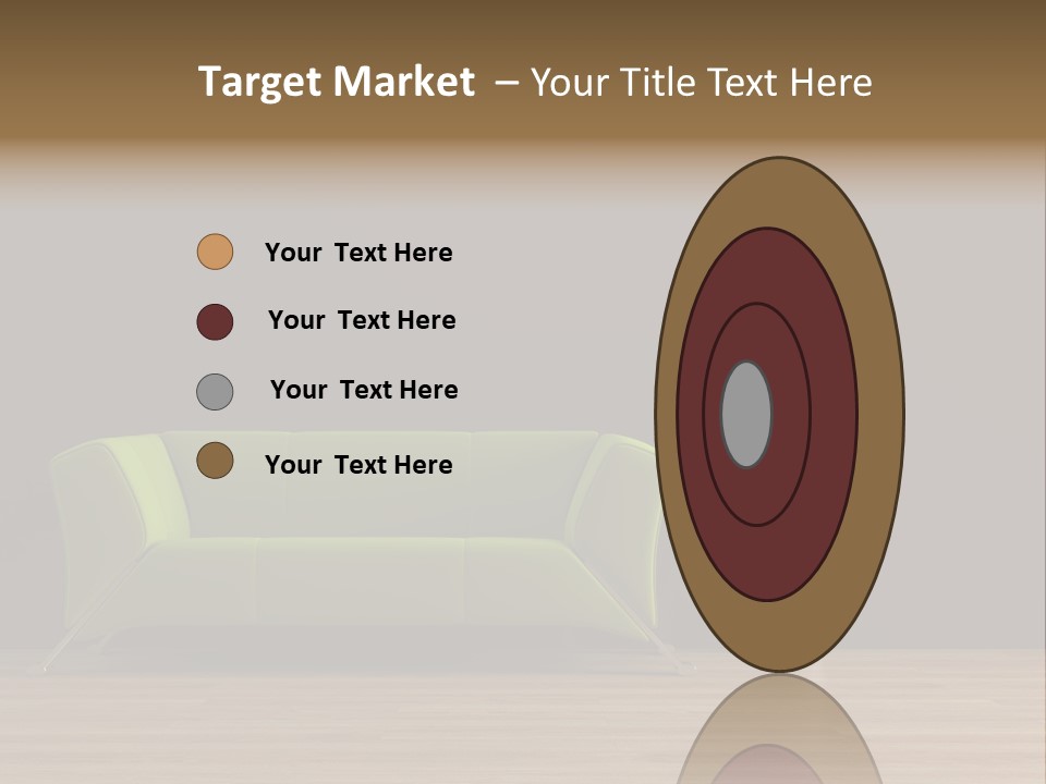 Rendered Settee Plant PowerPoint Template