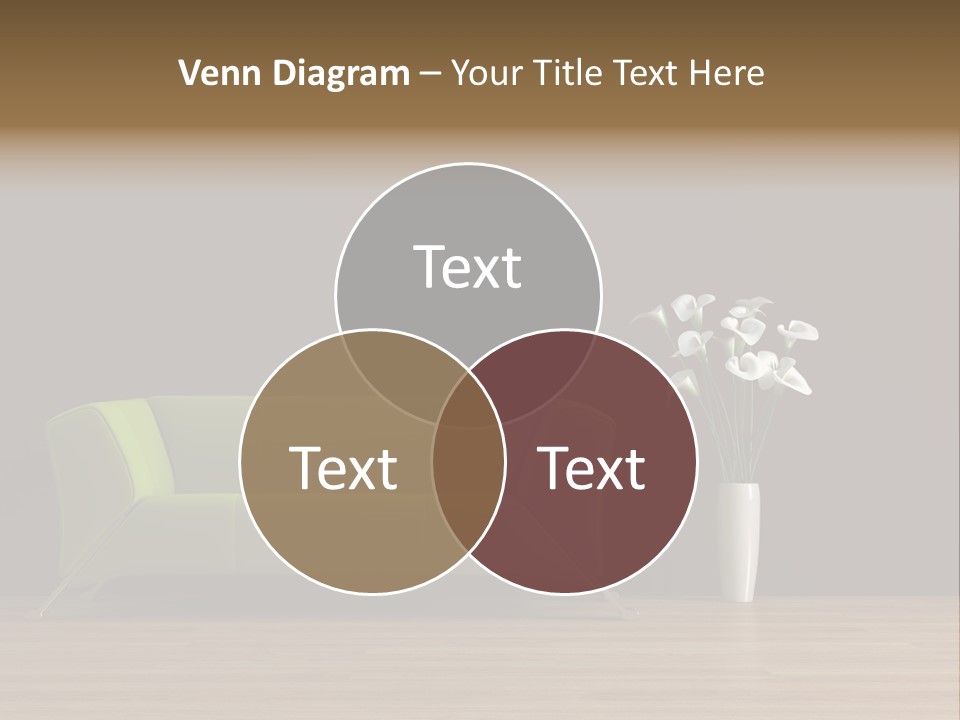 Rendered Settee Plant PowerPoint Template