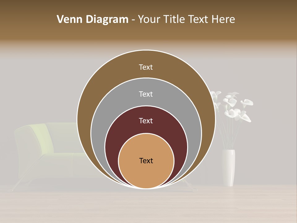 Rendered Settee Plant PowerPoint Template