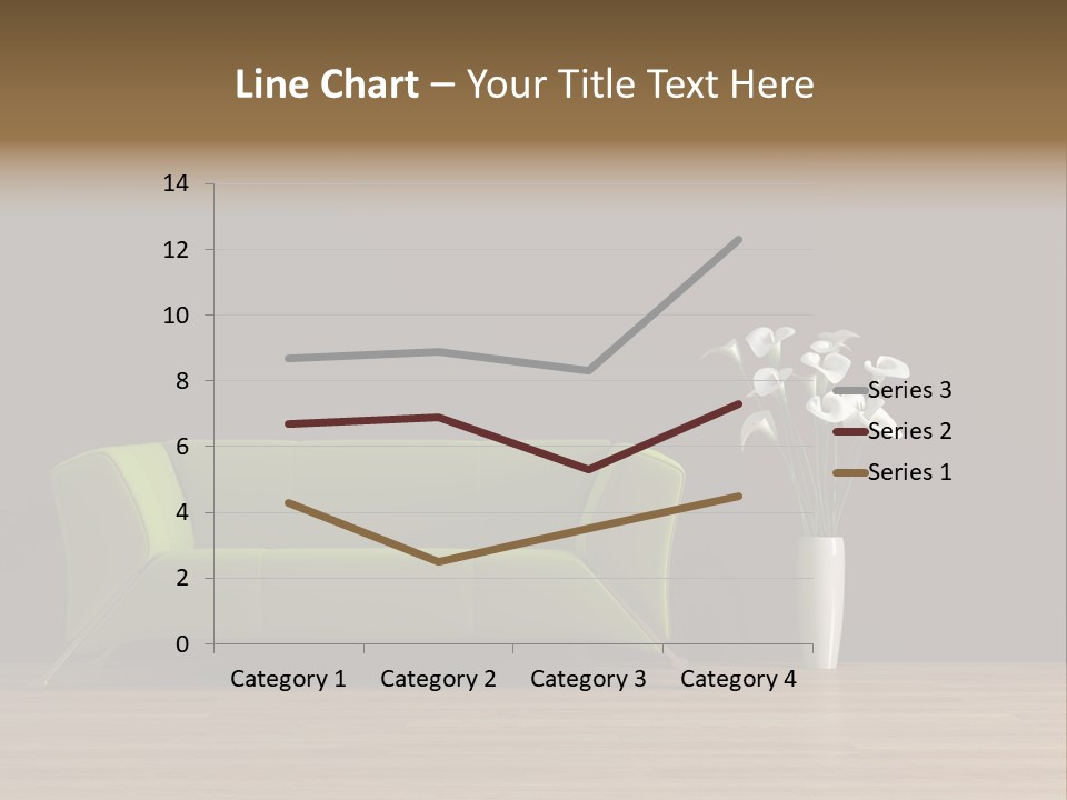 Rendered Settee Plant PowerPoint Template
