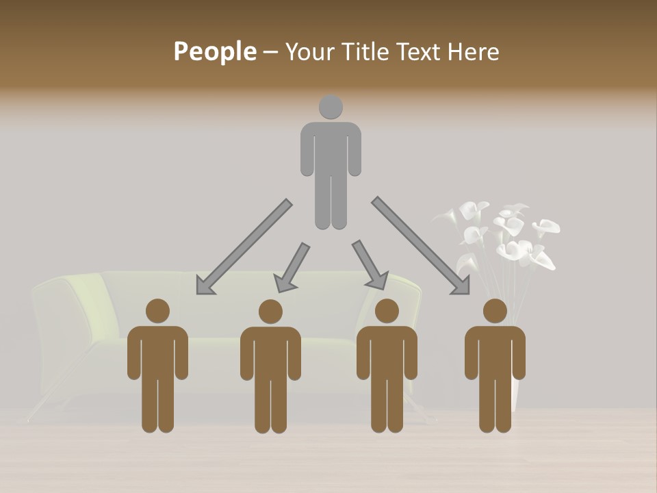 Rendered Settee Plant PowerPoint Template