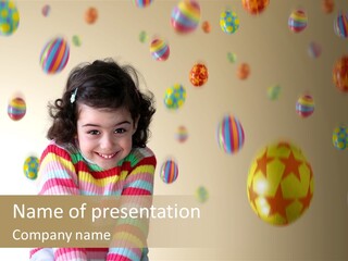 Shy Easter Young PowerPoint Template