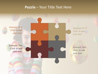 Shy Easter Young PowerPoint Template