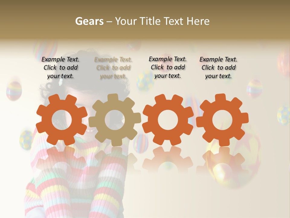 Shy Easter Young PowerPoint Template