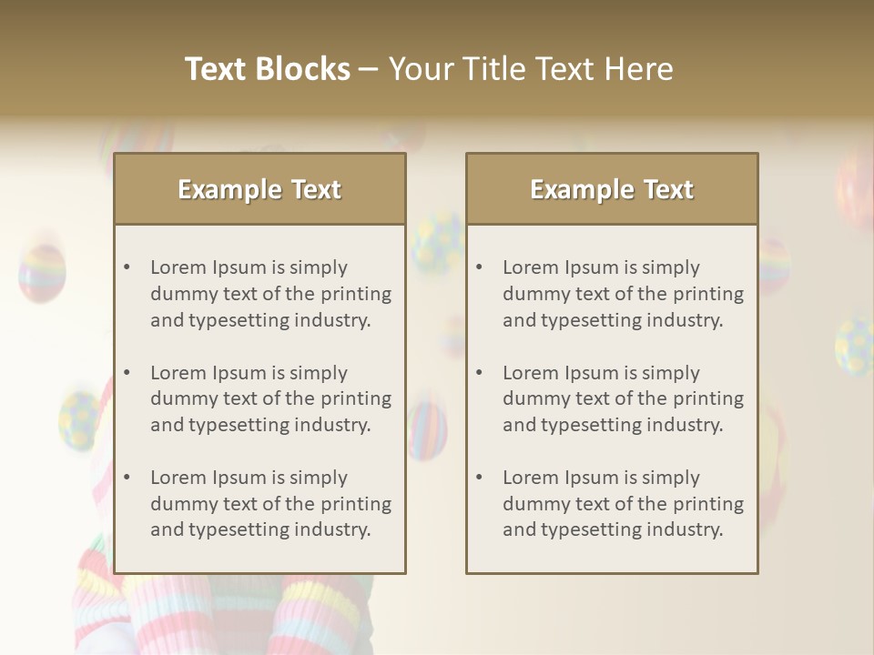 Shy Easter Young PowerPoint Template