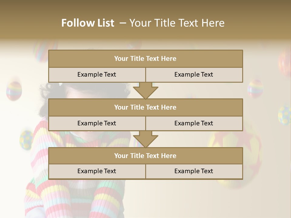 Shy Easter Young PowerPoint Template