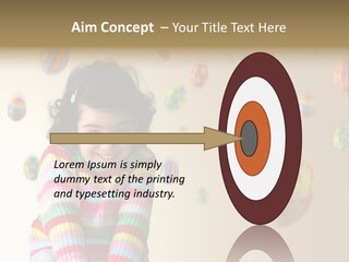 Shy Easter Young PowerPoint Template