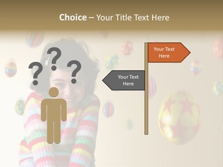 Shy Easter Young PowerPoint Template