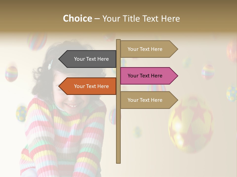 Shy Easter Young PowerPoint Template