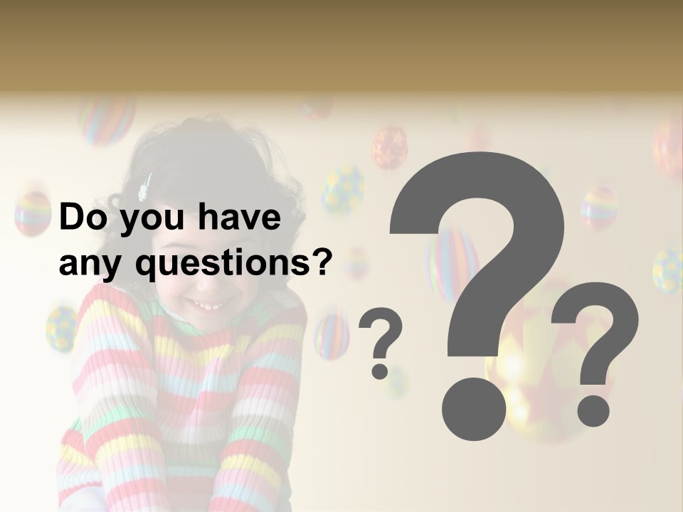 Shy Easter Young PowerPoint Template