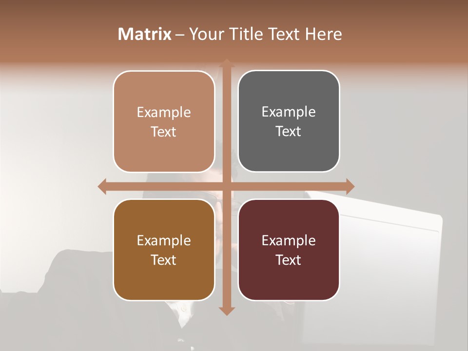 Light Background Armchair PowerPoint Template