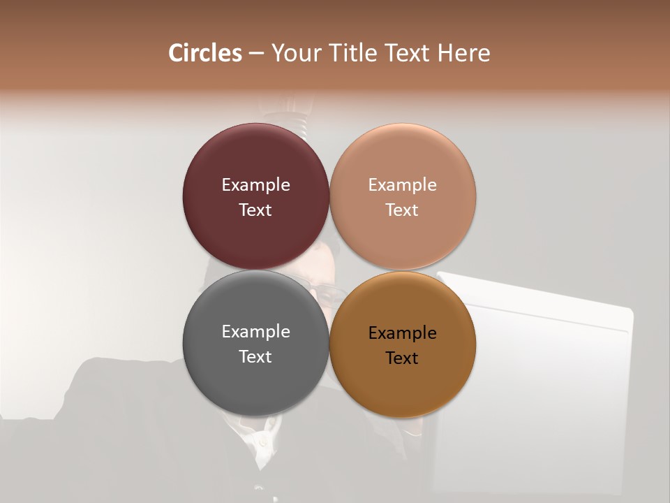 Light Background Armchair PowerPoint Template