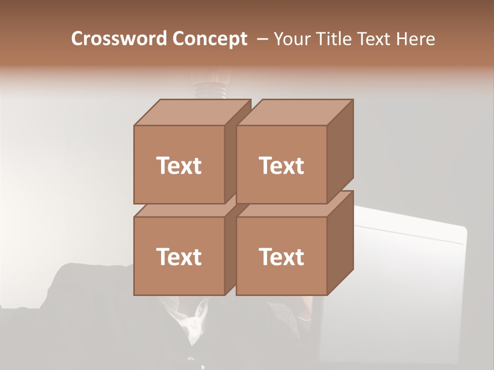 Light Background Armchair PowerPoint Template