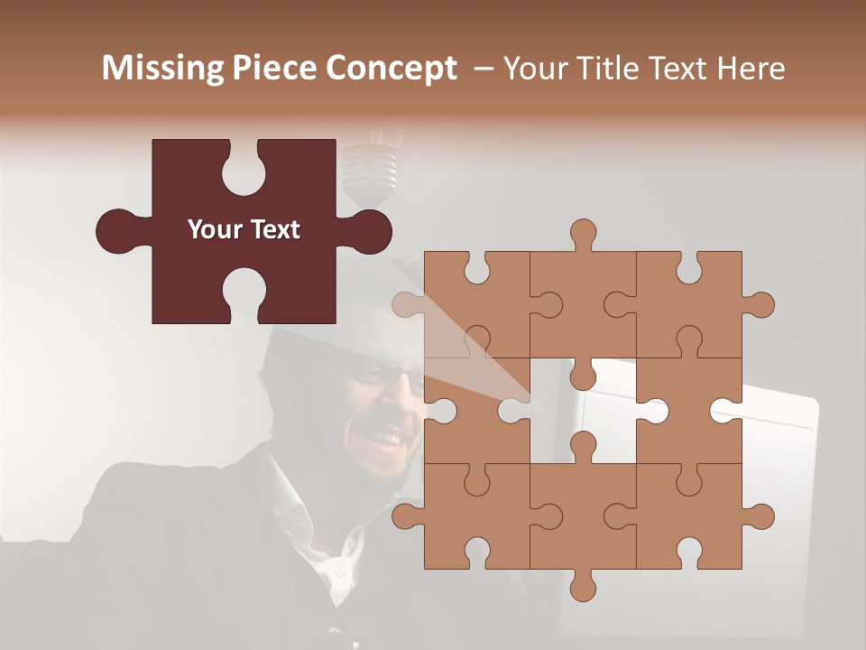 Light Background Armchair PowerPoint Template