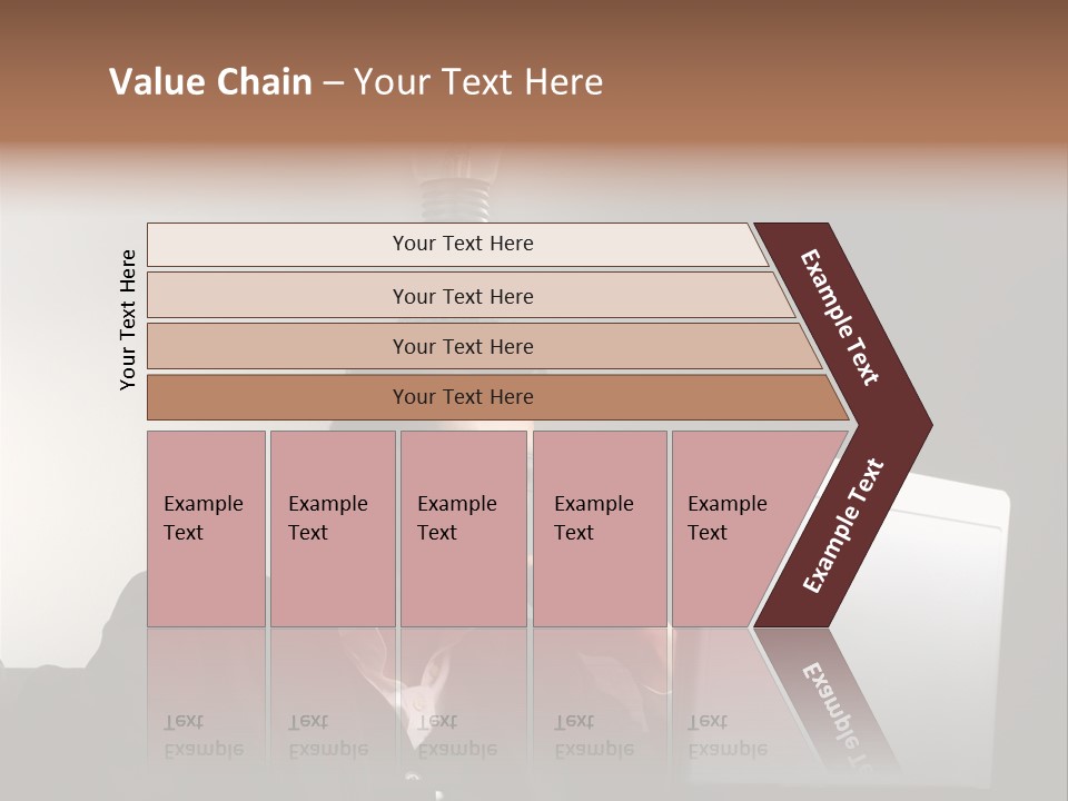 Light Background Armchair PowerPoint Template
