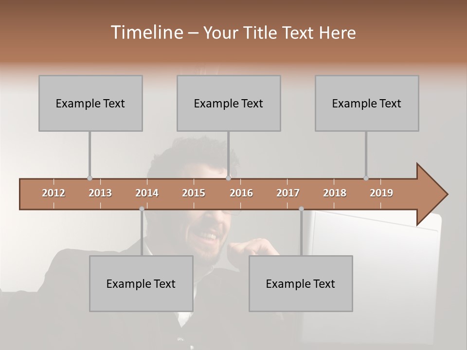 Light Background Armchair PowerPoint Template