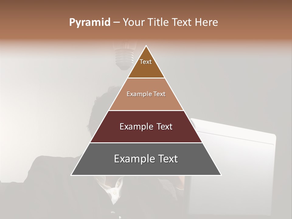 Light Background Armchair PowerPoint Template
