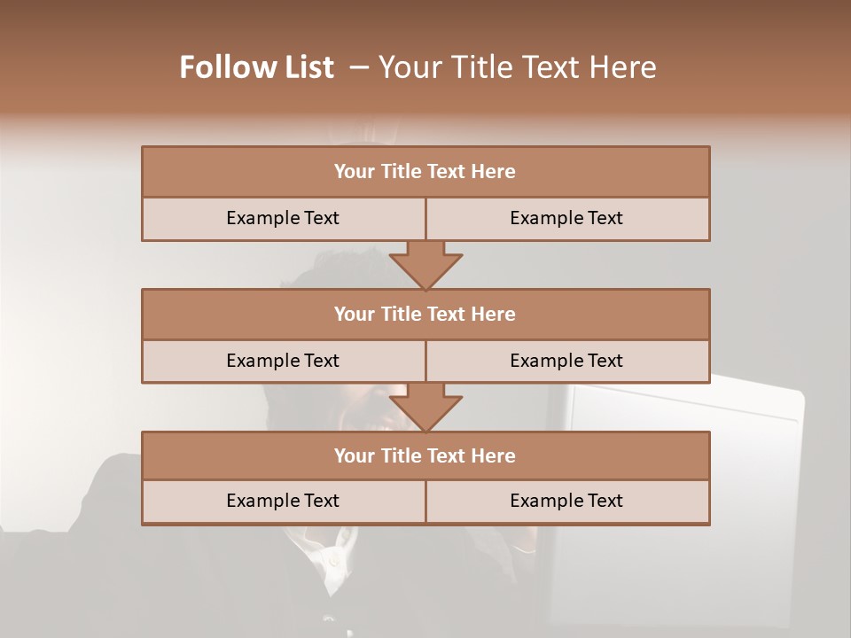Light Background Armchair PowerPoint Template