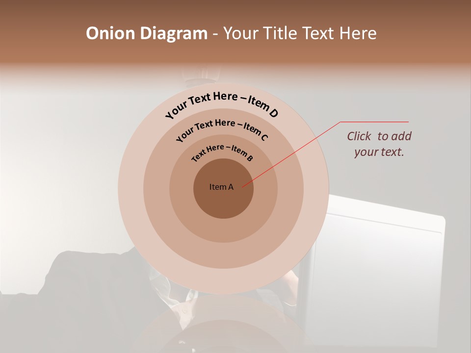 Light Background Armchair PowerPoint Template