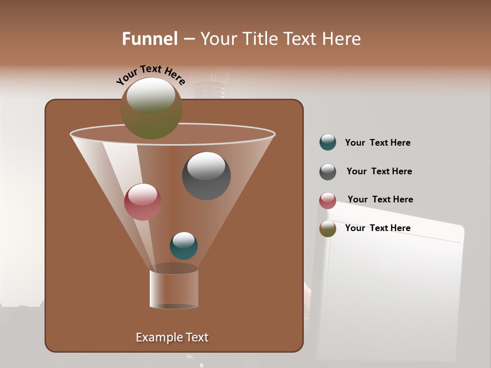 Light Background Armchair PowerPoint Template